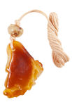 Кулон из янтаря «Рыба»