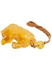 Янтарный кулон «Золотая рыбка»