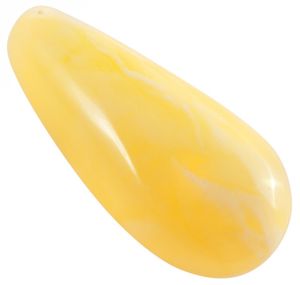 Кулон из полированного янтаря «Принт»