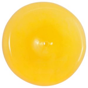 Кулон-донат из полированного янтаря медового цвета