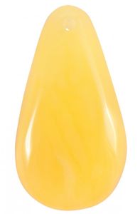 Кулон полірований «Сонячний бурштин»