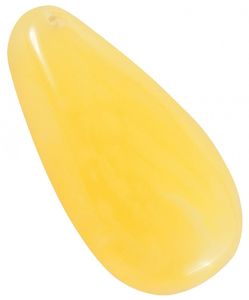 Кулон полированный «Солнечный янтарь»