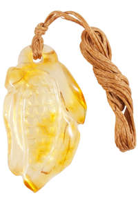 Кулон из янтаря «Кукуруза»