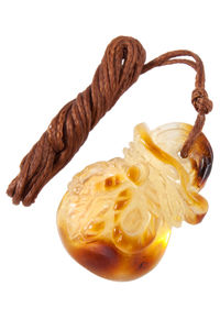 Бурштиновий кулон «Торбинка»