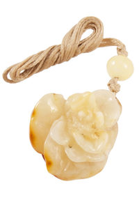 Кулон «Роза» на воскованном жгуте