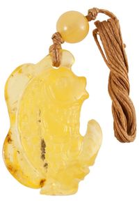 Кулон «Янтарная рыбка»