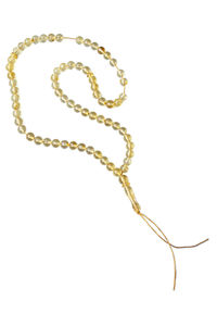 Мусульманские чётки из янтаря