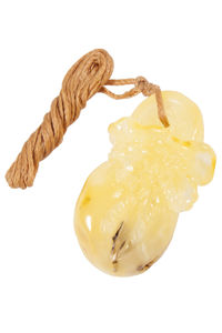 Кулон из янтаря «Мешочек»