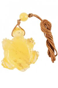 Кулон из янтаря «Черепашка»