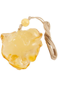 Кулон из янтаря «Роза»