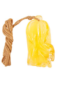 Янтарный кулон «Капуста»