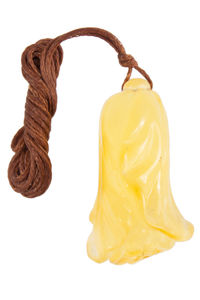 Кулон з бурштину «Капуста»