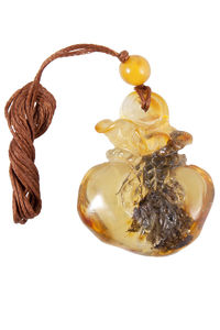 Бурштиновий кулон «Торбинка»