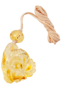 Кулон из янтаря «Рыбы»