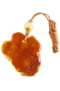 Кулон резьбленный из янтаря «Роза»