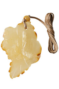 Кулон из янтаря «Роза»