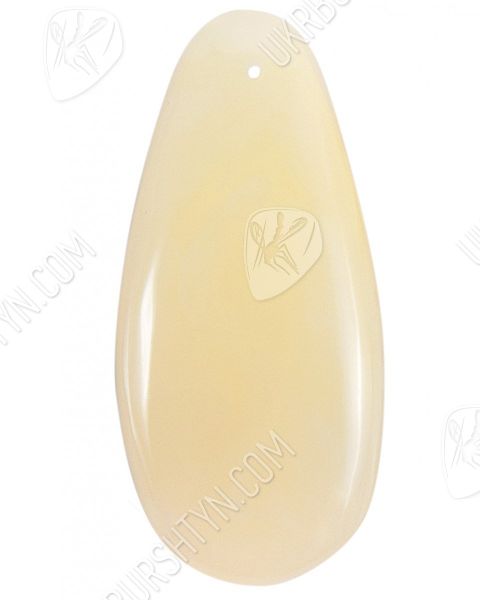 Кулон из светлого янтаря полированный