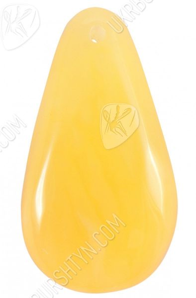 Кулон полированный «Солнечный янтарь»