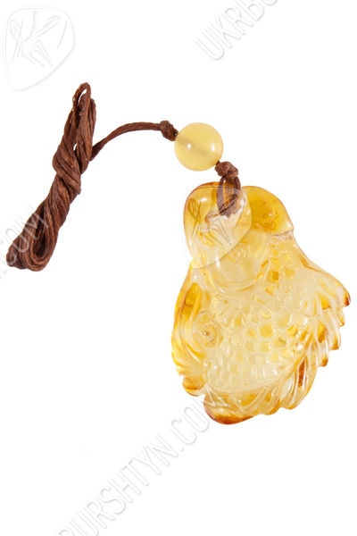 Кулон из янтаря «Рыбка»