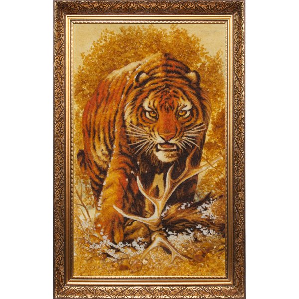Панно «Тигр с добычей»
