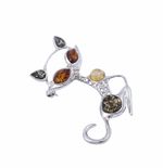 Авторская брошь «Кошечка»