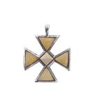 Кулон з бурштину «Кельтський хрест»