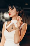 Серьги из серебра с янтарем «Кэрол»