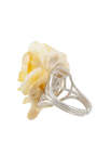 Перстень зі срібла «Квітка троянди»