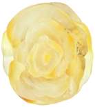 Срібний перстень «Троянда з бурштину»