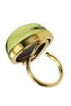 Серебряное кольцо с янтарем «Тсера»
