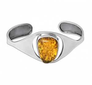 Массивный серебряный браслет