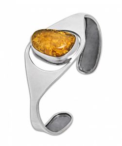 Массивный серебряный браслет