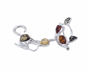 Авторская брошь «Кошечка»