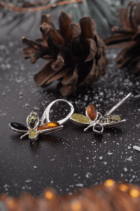 Сережки срібні «Метелики»