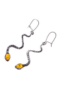  Сережки срібні «Змійки»