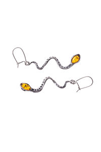  Сережки срібні «Змійки»