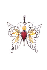 Кулон срібний «Метелик»