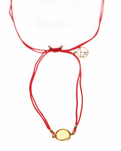 Браслет-оберег с серебром и янтарем «Элио»