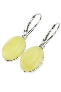 Сережки з бурштином і сріблом «Армео»