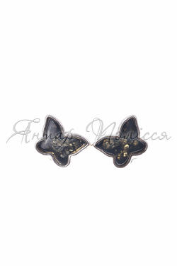 Серьги серебряные «Бабочки»