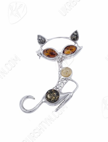 Авторская брошь «Кошечка»