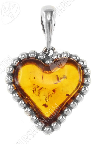 Срібний кулон «Серце»