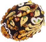 Сувенир «Писанка» инкрустированная янтарем