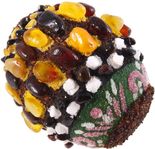 Сувенир «Писанка» инкрустированная янтарем