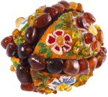 Сувенир «Писанка» инкрустированная янтарем