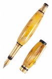 Янтарна перьевая ручка «Самат»
