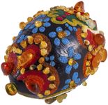 Сувенир «Писанка» инкрустированная янтарем