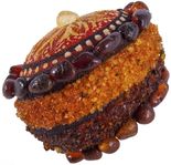 Сувенир «Писанка» инкрустированная янтарем