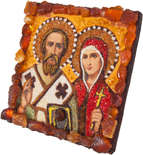Магнит-оберег «Священномученик Киприан и святая мученица Иустина»