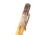 Ручка з різьбленим рогом козулі «Фенікс»